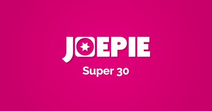 Joepie Super 30 hitnoteringen 2025